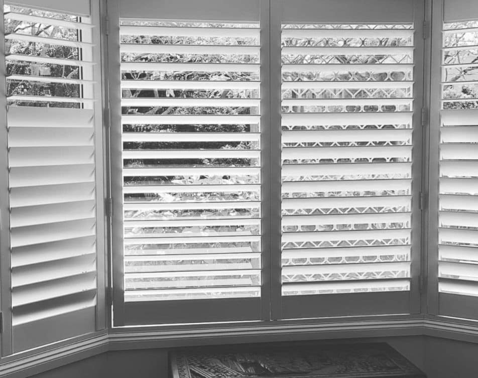 Black And With Image Of Window Shutter — d-Blinds In Toowoomba, QLD