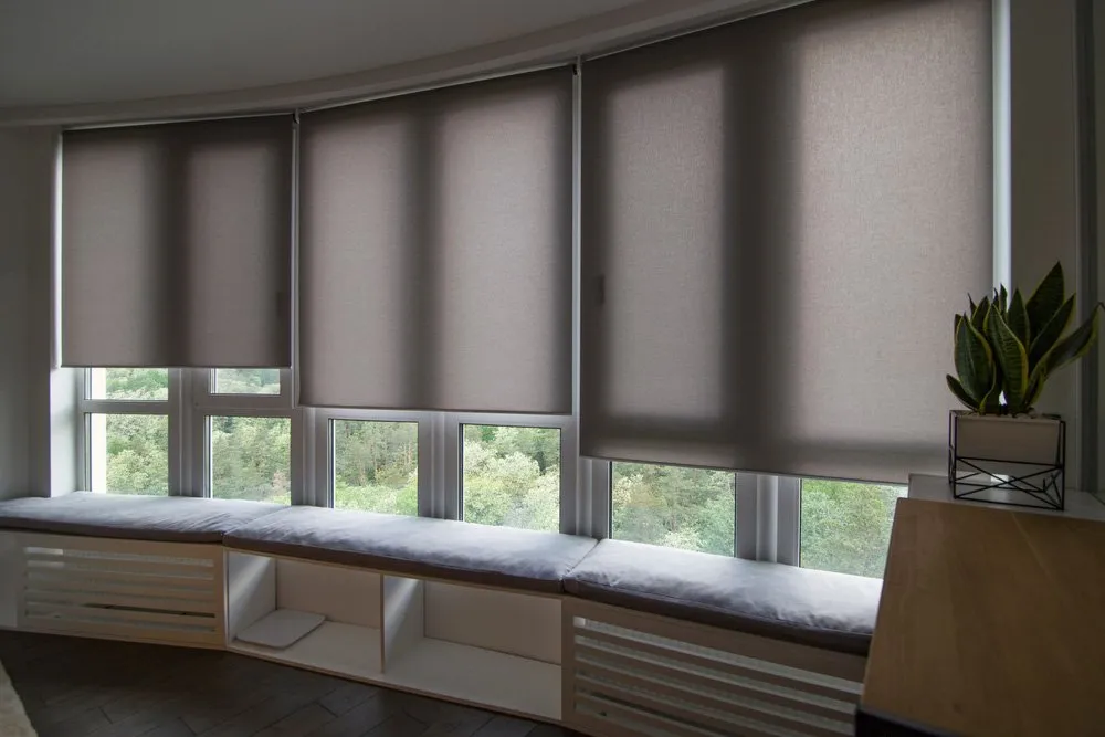 White Roller Blinds — d-Blinds In Toowoomba, QLD