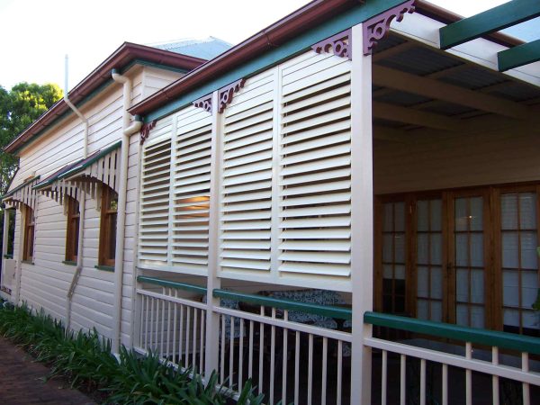 Balcony Aluminum Shutters — d-Blinds In Toowoomba, QLD