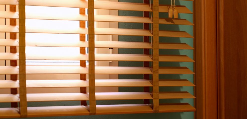 Close-up Of A Venetian Blinds