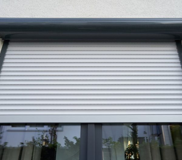 Close-up Of An Electric Roller Shutters